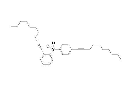 2-Dec-1-ynyl-1-[4-(dec-1-ynyl)benzenesulfonyl]benzene