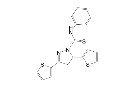 N-phenyl-3,5-di(2-thienyl)-4,5-dihydro-1H-pyrazole-1-carbothioamide