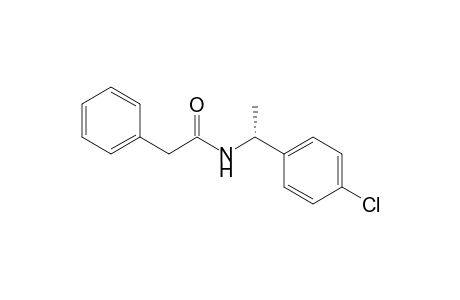 N-[(1R)-1-(4-chlorophenyl)ethyl]-2-phenyl-acetamide