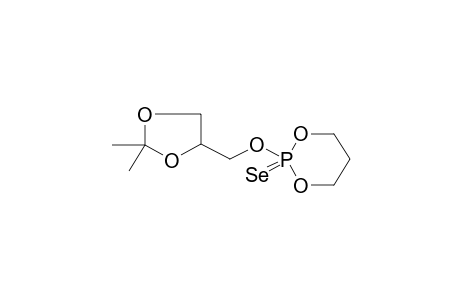 2-(1',2'-O-ISOPROPYLIDENGLYCERO)-2-SELENO-1,3,2-DIOXAPHOSPHORINANE