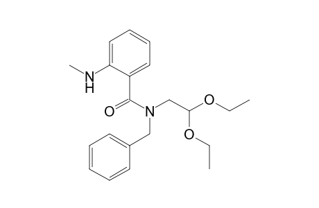 2-Methylamino-N-benzyl-N-(2,2-diethoxyethyl)benzamide