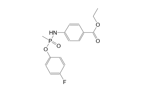 ethyl 4-{[(4-fluorophenoxy)(methyl)phosphoryl]amino}benzoate