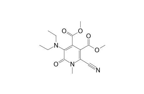 DIMETHYL-2-CYANO-5-(DIETHYLAMINO)-1,6-DIHYDRO-1-METHYL-6-OXO-3,4-PYRIDINEDICARBOXYLATE