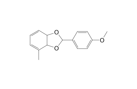 3a,7a-Dihydro-2-(p-methoxyphenyl)-4-methyl-1,3-benzodioxole