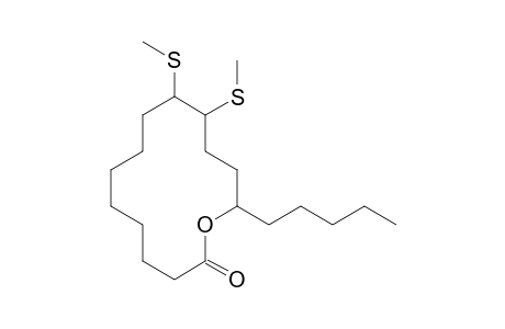 9,10-di(methylsulfanyl)octadecan-13-olide