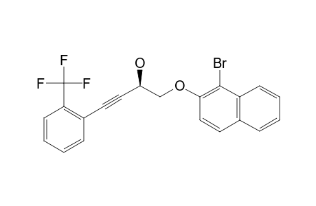 1-(1-BROMONAPHTH-2-YLOXY)-4-(2-TRIFLUOROMETHYLPHENYL)-BUT-3-YN-2-OL
