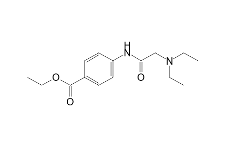 p-(diethylaminoacetamido)benzoic acid, ethyl ester