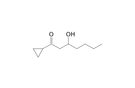 1-Cyclopropyl-3-hydroxyheptan-1-one