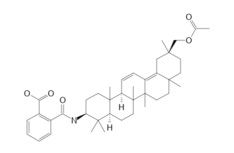 30-O-ACETYL-3-BETA-(2-CARBOXYPHENYL)-CARBOXAMIDO-OLEAN-11,13(18)-DIEN