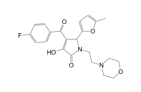 4-(4-fluorobenzoyl)-3-hydroxy-5-(5-methyl-2-furyl)-1-[2-(4-morpholinyl)ethyl]-1,5-dihydro-2H-pyrrol-2-one