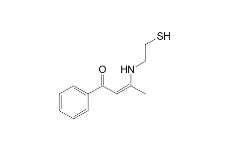 (2Z)-1-Phenyl-3-[(2-sulfanylethyl)amino]-2-buten-1-one