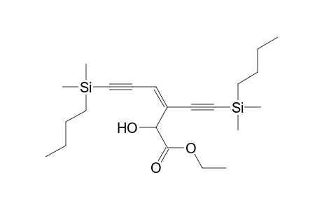 3-Hexen-5-ynoic acid, 6-(butyldimethylsilyl)-3-[(butyldimethylsilyl)ethynyl]-2-hydroxy-, ethyl ester, (Z)-