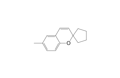 Spiro[2H-1-benzopyran-2,1'-cyclopentane], 6-methyl-