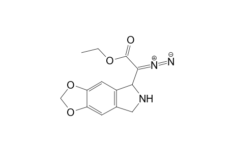 5H-1,3-Dioxolo[4,5-f]isoindole-5-acetic acid, .alpha.-diazo-6,7-dihydro-, ethyl ester