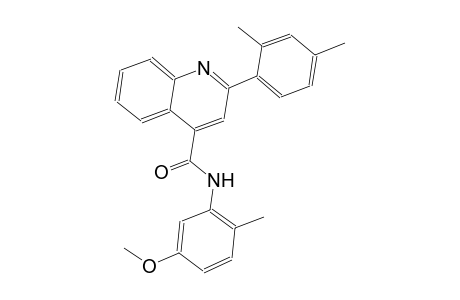 2-(2,4-dimethylphenyl)-N-(5-methoxy-2-methylphenyl)-4-quinolinecarboxamide