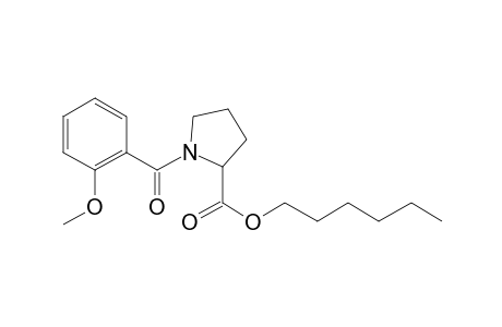 L-Proline, N-(2-methoxybenzoyl)-, hexyl ester