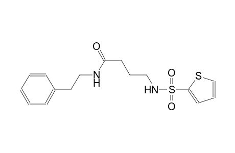butanamide, N-(2-phenylethyl)-4-[(2-thienylsulfonyl)amino]-