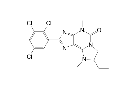 (R)-4,9-DIMETHYL-8-ETHYL-2-(2,3,5-TRICHLOROPHENYL)-4,5,7,8-TETRAHYDRO-1H-IMIDAZO-[2,1-I]-PURIN-5-ONE