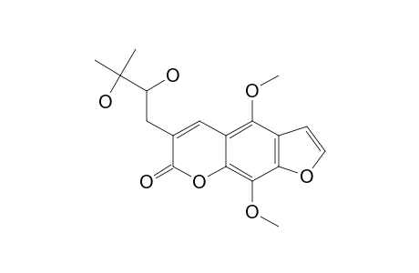5,8-DIMETHOXY-3-(3-METHYL-2,3-DIHYDROXYBUTYL)-PSORALEN