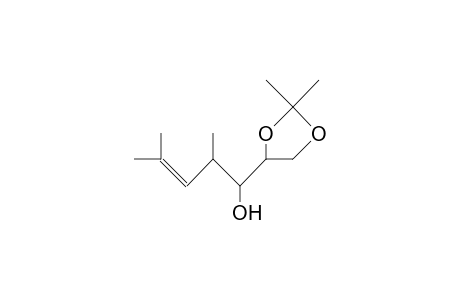 1',4-anti-1',2'-anti-4-(1-Hydroxy-2,4-dimethyl-3-penten-1-yl)-2,2-dimethyl-1,3-dioxolan