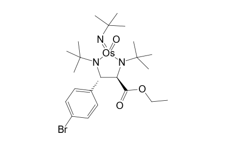 Ethyl [(2R,4S,5R)/(2S,4R,5S)]-trans-1,3-Bis(tert-butyl)-2-tert-butylimido-5-(4'-bromophenyl)-2-oxo-2-osma(VI)imidazolidine-4-carboxylate