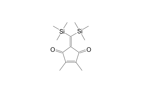 2-[(Bis(trimethylsilyl)methylene]-4,5-dimethyl-4-cyclopentene-1,3-dione