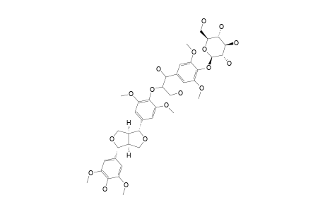 ERYTHRO-1-(4-O-BETA-D-GLUCOYRANOSYL-3,5-DIMETHOXYPHENYL)-2-SYRINGARESINOXYL-PROPANE-1,3-DIOL