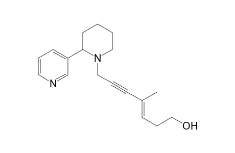 (3E)-4-methyl-7-[2-(pyridin-3-yl)piperidin-1-yl]hept-3-en-5-yn-1-ol