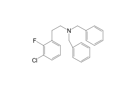 N,N-Bis-Benzyl-3-chloro-2-fluorophenethylamine