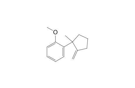 Benzene, 1-methoxy-2-(1-methyl-2-methylenecyclopentyl)-