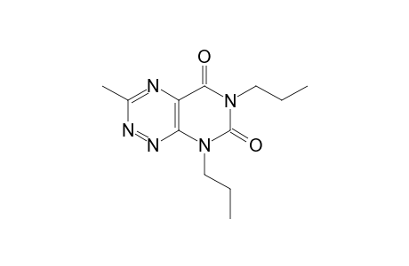 Pyrimido[5,4-e]-1,2,4-triazine-5,7(6H,8H)-dione,3-methyl-6,8-dipropyl-