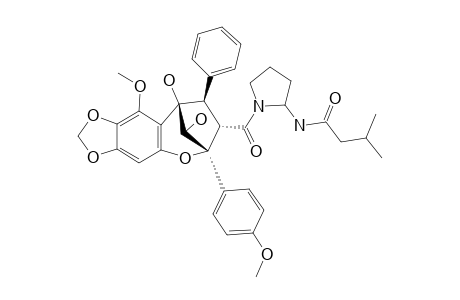 ISOEDULIRIN_A;(-)-[(2-R,3-S,4-R,5-R,10-S)-2,3,4,5-TETRAHYDRO-5,10-DIHYDROXY-2-(4-METHOXYPHENYL)-6-METHOXY-7,8-METHYLENEDIOXY-4-PHENYL-2,5-METHANO