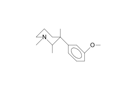 3-(3-Methoxy-phenyl)-trans-1,2,3-trimethyl-piperidine