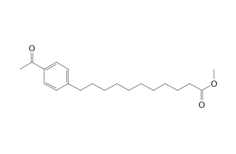 Benzeneundecanoic acid, 4-acetyl-, methyl ester