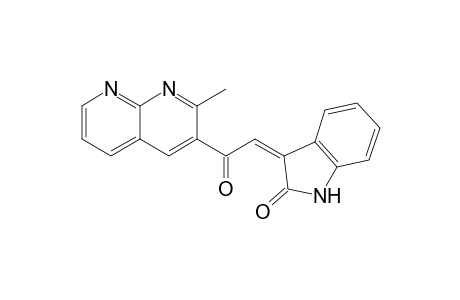 3-(2-Methyl-1,8-naphthyridine-3-carbonylmethylene)indole-2-one