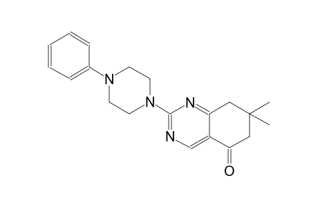 7,7-dimethyl-2-(4-phenyl-1-piperazinyl)-7,8-dihydro-5(6H)-quinazolinone