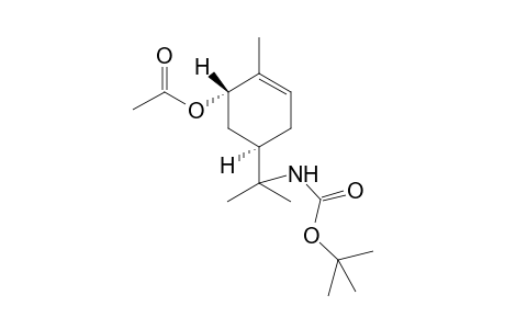 (1S,5R)-5-{1'-[(t-Butoxycarbonyl)amino]-1'-methylethyl)-2-methylcyclohex-2-en-1-yl acetate