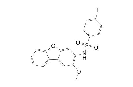 4-fluoro-N-(2-methoxydibenzo[b,d]furan-3-yl)benzenesulfonamide