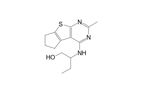 1-butanol, 2-[(6,7-dihydro-2-methyl-5H-cyclopenta[4,5]thieno[2,3-d]pyrimidin-4-yl)amino]-