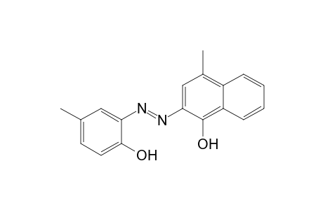 (E)-2-((2-hydroxy-5-methylphenyl)diazenyl)-4-methylnaphthalen-1-ol