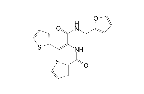 N-[(E)-1-{[(2-furylmethyl)amino]carbonyl}-2-(2-thienyl)ethenyl]-2-thiophenecarboxamide