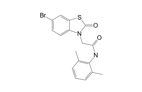 2-(6-Bromo-2-oxo-1,3-benzothiazol-3(2H)-yl)-N-(2,6-dimethylphenyl)acetamide