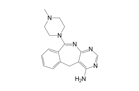 4-Amino-10-(N'-methylpiperazino)-5H-pyrimido[4,5-c]-(2)-benzazepine