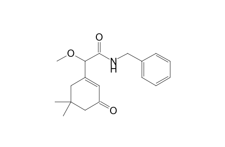 N-Benzyl-2-(5,5-dimethyl-3-oxocyclohex-1-enyl)-2-methoxyacetamide