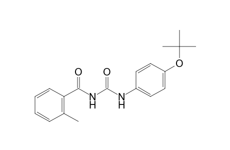 Benzamide, N-[[[4-(1,1-dimethylethoxy)phenyl]amino]carbonyl]-2-methyl-