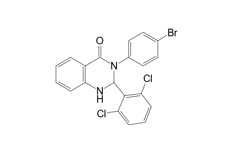 2-[2,6-bis(chloranyl)phenyl]-3-(4-bromophenyl)-1,2-dihydroquinazolin-4-one