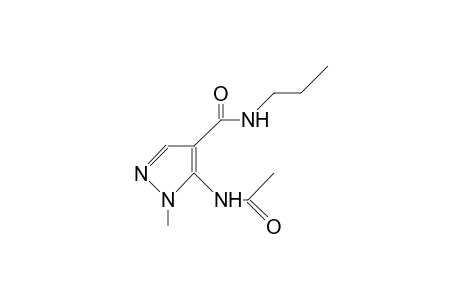 5-Acetylamino-1-methyl-N-propyl-1H-pyrazole-4-carboxamide