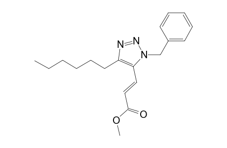 (E)-1-Methylbenzyl-4-hexyl-5-acrylate-1,2,3-triazole