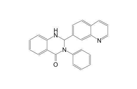 4(1H)-quinazolinone, 2,3-dihydro-3-phenyl-2-(7-quinolinyl)-