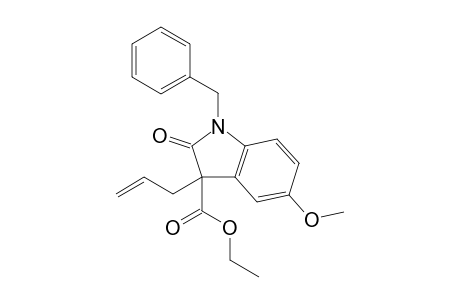 Ethyl 3-allyl-1-benzyl-5-methoxy-2-oxoindoline-3-carboxylate